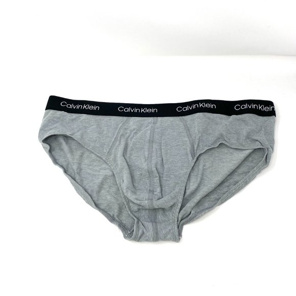 💖MEGA SALE💖 Calvin Klein Cotton 3 Pack Hip Brief Red Gray Men  XL NP21660910 - Picture 7 of 8